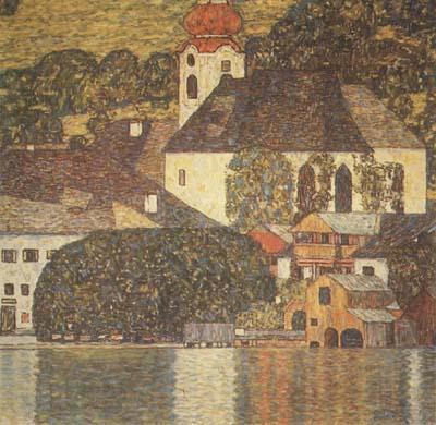 Gustav Klimt Church at Unterach on Lake Atter (mk20) Spain oil painting art